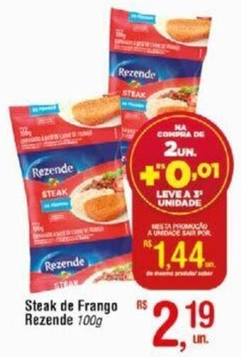 Fort Atacadista Steak de Frango Rezende 100g oferta