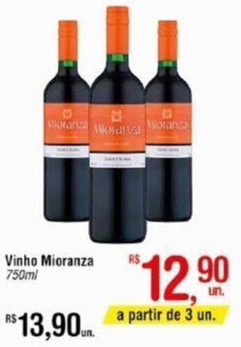 Fort Atacadista Vinho Mioranza 750ml oferta