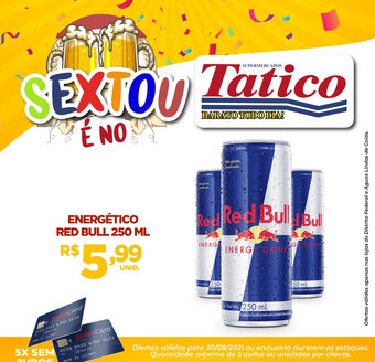 Tatico Energetico Red Bull 250ml oferta