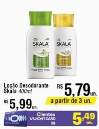 Fort Atacadista Loção Desodorante Skala 400ml oferta