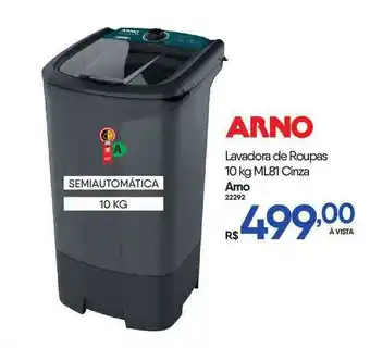 Zenir Lavadora De Roupas 10 Kg Ml81 Cinza Arno oferta