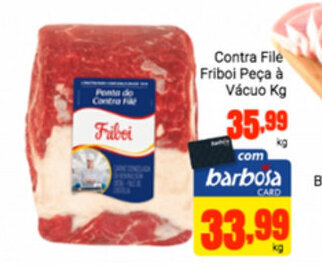 Barbosa Supermercados Contra File Friboi Peca a vacuo 1kg oferta