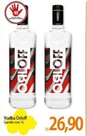 Atacadão Vodka Orloff Garrafa com 1L oferta