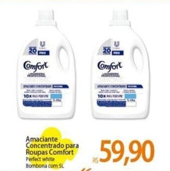 Atacadão Amaciante Concentrado para Roupas Comfort Perfect white Bombona com 5L oferta