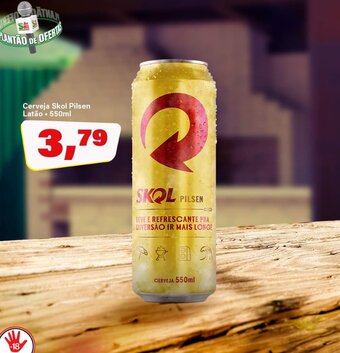 Rede Supermarket Cerveja Skol Pilsen Latão - 550ml oferta