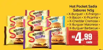 Hot Pocket Sadia Sabores 145g
