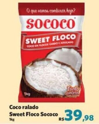 Coco ralado Sweet Floco Sococo 1kg