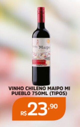 Pinheiro Supermercado VINHO CHILENO MAIPO MI PUEBLO 750ML (TIPOS) oferta