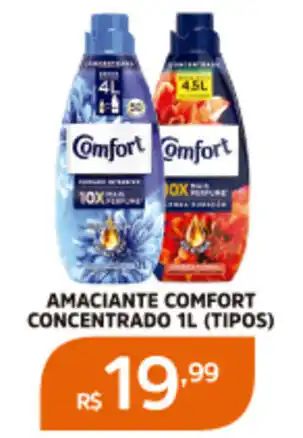 Pinheiro Supermercado AMACIANTE COMFORT CONCENTRADO 1L (TIPOS) oferta