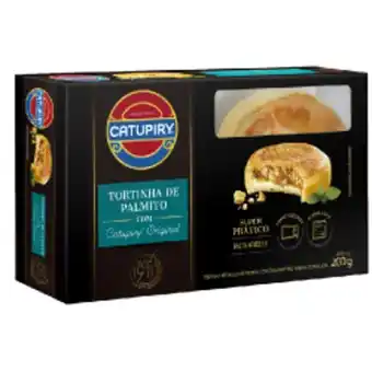 Enxuto Torta de palmito catupiry 200g oferta