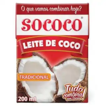 Leite côco socôco tetra 200ml
