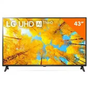 Lojas TaQi Tv 43 polegadas smart lg 4k uhd, thinq ai oferta
