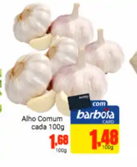 Barbosa Supermercados Alho Comum cada 100g oferta