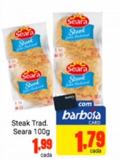 Barbosa Supermercados Steak Trad. Seara 100g oferta