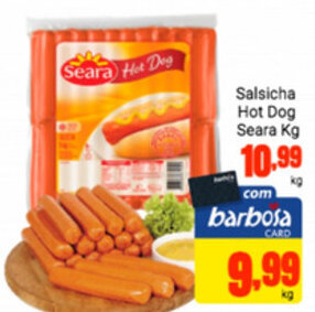 Barbosa Supermercados Salsicha Hot Dog Seara 1kg oferta