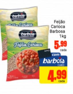 Barbosa Supermercados Feijao Carioca Barbosa 1kg oferta