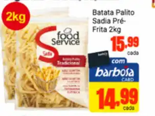 Barbosa Supermercados Batata Palito Sadia Pre-frita 2kg oferta