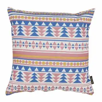 Leroy Merlin Capa de almofada america nazca azul e laranja 43x43cm oferta