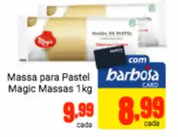 Barbosa Supermercados Massa para Pastel Magic Massas 1kg oferta