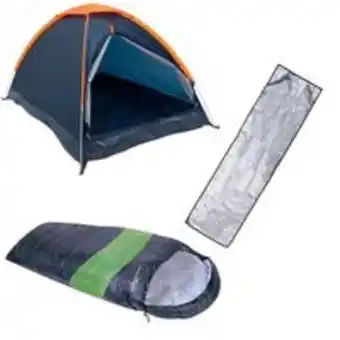 Novo Mundo Barraca de camping panda 2 pessoas coluna d'água 600mm nautika + isolante térmico + saco de dormir oferta