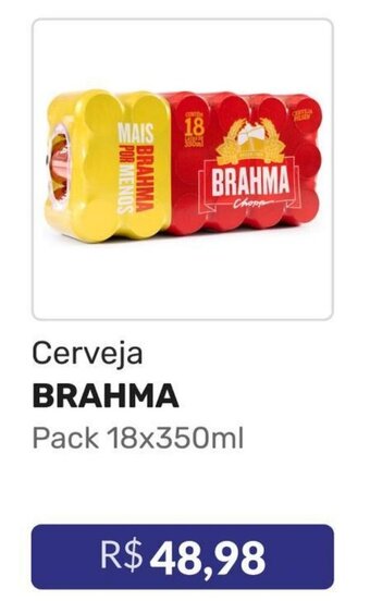 Higa Atacado Cerveja BRAHMA Pack 18x350ml oferta