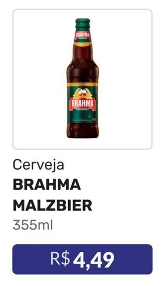 Higa Atacado Cerveja BRAHMA MALZBIER 355ml oferta