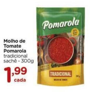 Carrefour Molho de Tomate Pomarola tradicional sachê - 300g oferta