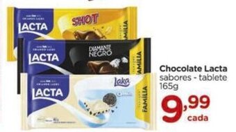 Carrefour Chocolate Lacta sabores - tablete 165g oferta