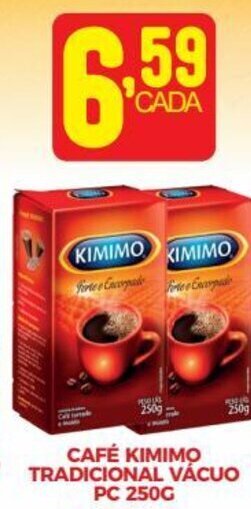 CAFÉ KIMIMO TRADICIONAL VÁCUO PC 250G