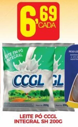 Fort Atacadista LEITE PÓ CCGL INTEGRAL SH 200G oferta