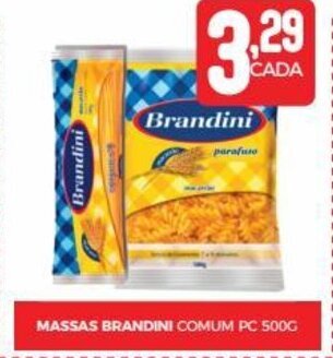 MASSAS BRANDINI COMUM PC 500G