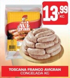 TOSCANA FRANGO AVIGRAN CONGELADA KG