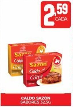 Fort Atacadista CALDO SAZÓN SABORES 32,5G oferta