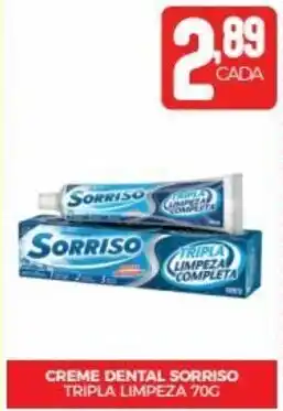 Fort Atacadista CREME DENTAL SORRISO TRIPLA LIMPEZA 70G oferta