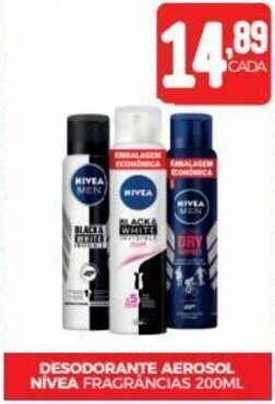 Fort Atacadista DESODORANTE AEROSOL NIVEA FRAGRANCIAS 200ML oferta
