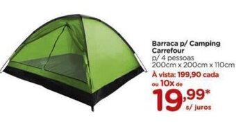 Barraca p/ Camping Carrefour