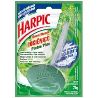 Supermercados Big Compra Bloco higiênico harpic aroma pinho 26g oferta