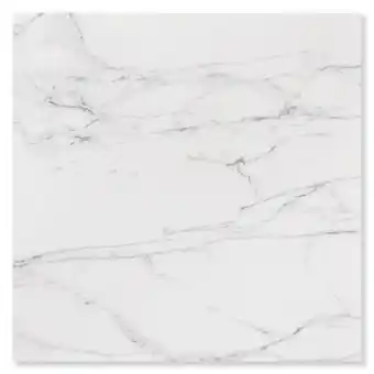 Porcelanato esmaltado polido borda reta carrara branco 120x120cm