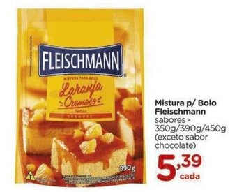 Carrefour Mistura p/ Bolo Fleischmann sabores - 350g/390g/450g (exceto sabor chocolate) oferta