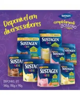 Supermercados Cidade Canção Alimento em pó sustagen kids morango 190g oferta