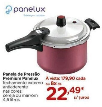 Carrefour Panela de Pressão Premium Panelux 4,5 litros oferta