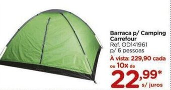 Carrefour Barraca p/ Camping Carrefour oferta