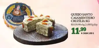 QUEIJO SANTO CASAMENTEIRO CRUZÍLIA KG
