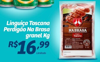 Linguiça Toscana Perdigão Na Brasa granel Kg