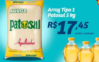 Arroz Tipo 1 Patosul 5 kg
