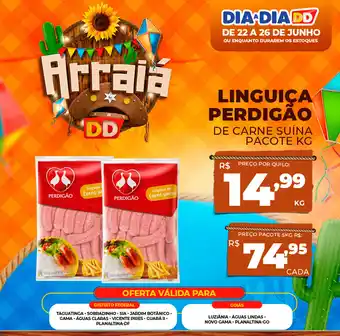 Atacadão Dia a Dia LINGUIÇA PERDIGÃO DE CARNE SUÍNA PACOTE KG oferta