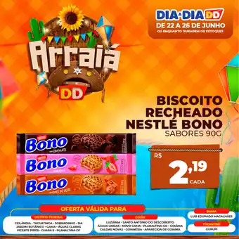 Atacadão Dia a Dia BISCOITO RECHEADO NESTLÉ BONO SABORES 90G oferta