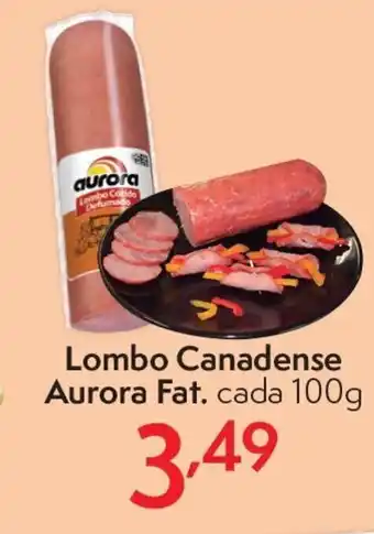 Master Supermercados Lombo Canadense Aurora Fat. 100 oferta