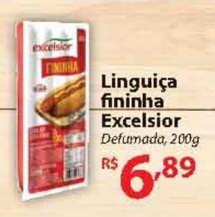 Nacional Linguiça fininha Excelsior Defumada, 200g oferta