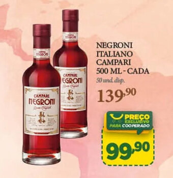 Cooper NEGRONI ITALIANO CAMPARI 500 ML-CADA oferta
